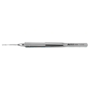 Akahoshi通用晶核分裂镊钳 4 3/4" 交叉作用 4.52mm钝圆环尖端 圆形滚花手柄 – surgivalley (001213429)