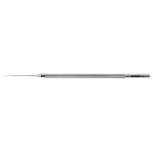 Bonn micro iris hook 4 3/4 straight shaft, extra delicate 0.6mm blunt tip round handle – surgivalley (002211391)
