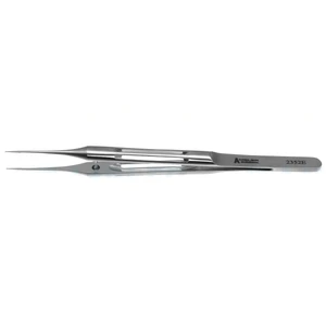 Bonn suturing forceps 4 1/4 straight shafts 0.12mm 1x2 teeth set at 90° 5.0mm tying platforms, ergonomic fenestrated round handle – surgivalley (090210813)