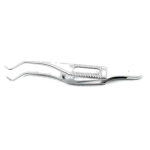 Botvin iris forceps 3 angled shafts angled jaws serrated tips flat handle – surgivalley (002211565)