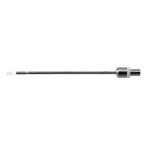 Brush cannula for backflush handpiece 20 gauge 33.0mm straight shaft with 1mm extendable silico 3.3 cm (1.3) – surgivalley (016040017)