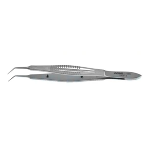 Castroviejo Tissue Forceps 1x2 Teeth Angled 10.8 cm (4.2) – surgivalley (003210046)