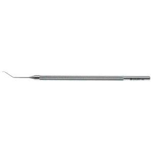Connor wand 4 1/2 angled shaft 10.0mm from bend to tip 0.5mm diameter ball tip round handle 10.2 5.0 cm (2") – surgivalley (999040047)