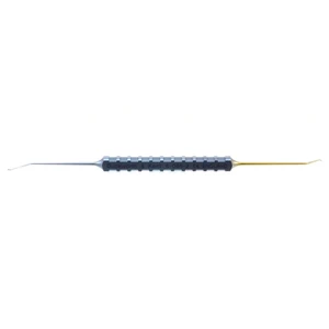 D&K Barrett phaco-axe & mushroom manipulator 4 3/4 double-ended angled 45°" shafts 10.0mm from " 10.0 cm (4") – surgivalley (101040039)