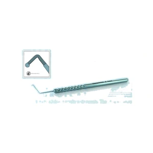 D&K Bordeianu nucleus chopper 4 7/8 angled shaft," cutting edge 60°" to axis round handle titani 20.0 cm (8.0) – surgivalley (999040046)