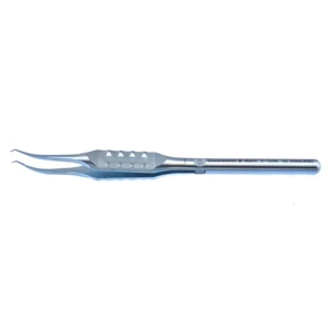 Surgical Tissue Forceps 1x2 Teeth Curved 11.4 cm (4.5) – surgivalley (001213013)