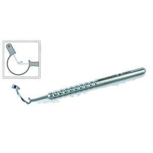 D&K Doi-Uematsu intravitreal injection guide 3 7/8 0.5mm needle guide hole 12.0mm diameter rin 20.0 cm (8.0)