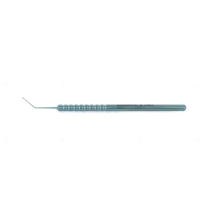 D&K Hirschman IOL rotator 4 3/4 angled shaft 12.0mm from bend to tip 0.4mm rounded tip round h 10.0 cm (4") – surgivalley (999040285)