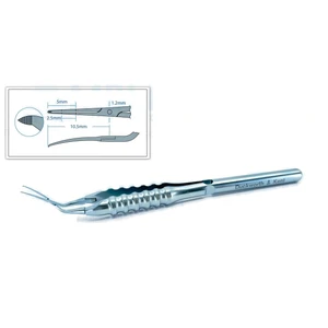 Surgical Tissue Forceps Angled 10.8 cm (4.2) – surgivalley (001212588)