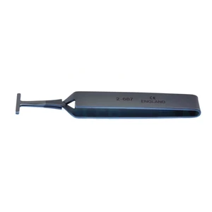D&K Khaw-Konjunktivalklemme 2 7/8", große Spitzenbreite 12.0mm, Kreuzgriff, Titan – surgivalley (004210649)
