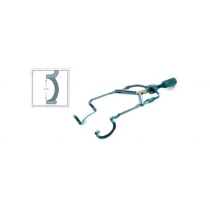 D&K lid speculum adult size 14.5mm open wire blades," nasal approach," adjustable thumb-screw ten – surgivalley (010040130)