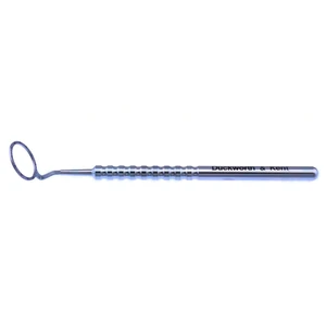 Medidor de grau tórico D&K Mendez 4" mede 0-180º em incrementos de 5º diâmetro interno 12,0 mm diâmetro externo 14,0 mm cabo redondo titânio