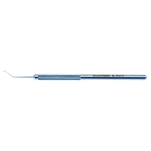 D&K nucleus rotator 4 3/4 angled shaft 10.0mm from bend to tip curved right 0.2mm x 0.3mm tip " 10.0 cm (4") – surgivalley (999040297)