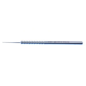 D&K O'Gawa minature dialer 4 3/4 straight shaft 0.3mm diameter tip round handle titanium 10.0 cm (4"). 10.0 cm (4") – surgivalley (999040038)