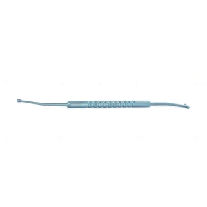D&K Schocket Sklera-Depressor 5 1/4 doppelendig 2,5 mm rund und 4,5 mm Zylinder-Spitzen runder Griff 10,0 cm (4")
