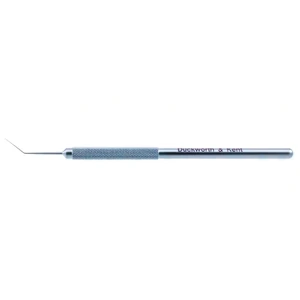 D&K Sinskey hook 5 angled shaft 10.0mm from bend to tip 0.12mm diameter tip round handle titan 12.5 cm (5.0) – surgivalley (005040053)