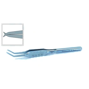 Surgical Tissue Forceps 1x2 Teeth Angled 11.4 cm (4.5) – surgivalley (003210535)