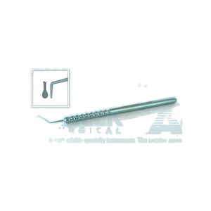 D&K Wada nucleus dividing chopper 4 1/2 angled shaft 11.0mm from bend to tip," paddle shape div 5.0 cm (2") – surgivalley (999040107)