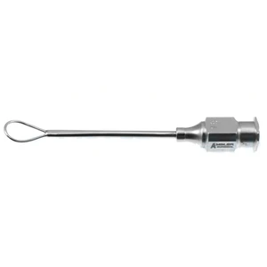 Drews-Knolle reverse irrigating vectus cannula 23 gauge thin-wall 16 gauge reinforced shaft cur – surgivalley (016040063)