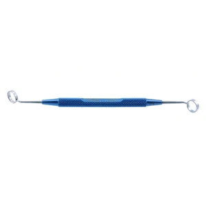 DSEK/DSAEK corneal marker 4 3/4 double-ended 8.25mm and 8.5mm ring diameter round handle titan 10.0 cm (4") – surgivalley (999040424)