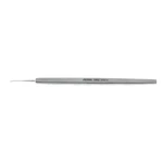 Ellis foreign body spud 4 5/8 small curved 1.0mm rounded blade flat handle 10.0 cm (4")