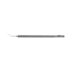 Escaf vertical chopper angled shaft," wedge shaped tip 1.25mm long x 0.5mm wide round handle 2.5 cm (1") – surgivalley (999040014)