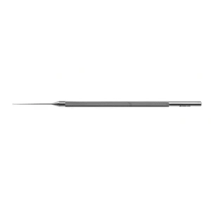 Fenzl lens manipulating hook 4 3/4 straight shaft 0.2mm diameter T-shaped tip round handle 10.0 cm (4") – surgivalley (005040007)
