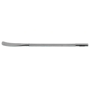 Expressor Flora 4 1/2 curva para cima," rígido/cônico espátula de 8.0mm de largura ponta bordas arredondadas mão redonda 5.0 cm (2")