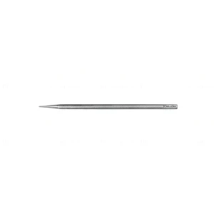 Sonda Lacrimal Giessen 3 angulada haste cônica 11,0 mm ponta larga 0,4 mm cabo redondo 7,5 cm (3")