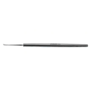 Gill corneal knife 4 3/4 curved 3.0mm x 18.0mm blade flat handle 10.0 cm (4") – surgivalley (006120130)