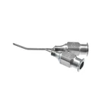 Gills-Welsh irrigating-aspirating cannula 23 gauge irrigation 25 gauge aspiration angled 30°" 8.