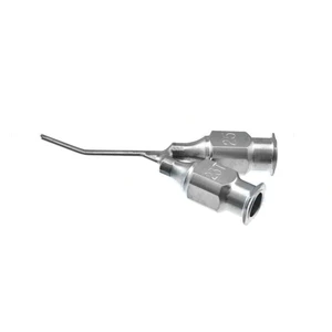 Gills-Welsh irrigating-aspirating cannula 23 gauge irrigation 25 gauge aspiration angled 30°" 8. – surgivalley (016040111)