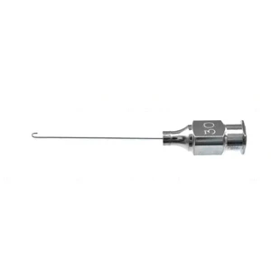 Gimbel irrigating cannula 30 gauge straight," U-shaped tip for cortex removal at the 12 o'clock – surgivalley (016040137)