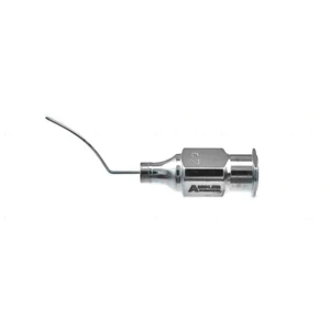 Gimbel LASIK fountain cannula 25 gauge," vaulted 12.0mm from bend to tip smooth bullet shaped ti – surgivalley (016040222)