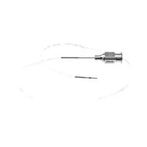 Girard anterior chamber needle set 23 gauge 7.5mm beveled blunt tip," supplied with 12of silico – surgivalley (011040005)