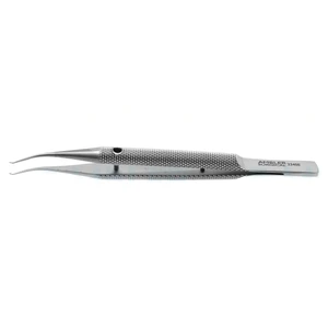 Girard corneoscleral forceps 4 1/4 right hand use 0.12mm 1x2 teeth set at 90° 6.0mm tying platforms round handle – surgivalley (090210818)