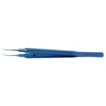 Girard-ligaturpincet 3 7/8" delikat buet 5.0mm ligaturplatforme rundt skaft titanium