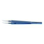 Girard-ligaturpincet, 3 7/8", ekstra delikat, buet, 5.5mm ligaturplatforme, rundt håndtag, titanium