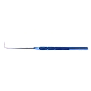 Graefe muscle hook 5 1/2 12.0mm long angled tip round handle titanium – surgivalley (005212115)