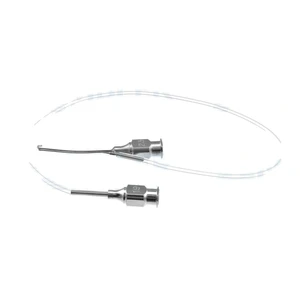 Grandon irrigation-aspirating cannula 23 gauge curved right 11 o'clock U-shaped tip 0.3mm ports – surgivalley (011040026)
