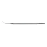 Haefliger phaco cleaver 4 1/2 angled 45°" shaft 10.0mm from bend to tip," dull edges for use in " 5.0 cm (2")