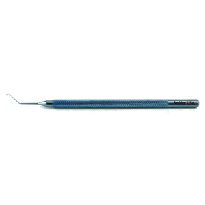 He hook phaco chopper 4 1/2 angled shaft 9mm from bend to tip," interior cutting edge," hook-sha 5.0 cm (2") – surgivalley (005040043)