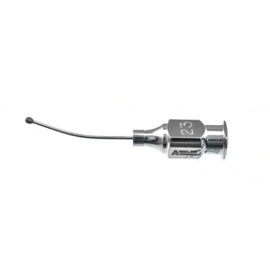 Henderson MICS capsule polisher cannula 23 gauge curved lightly textured 1.25mm disc-shapred ti – surgivalley (016040177)