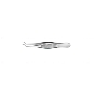 Iris Tissue Forceps 1x2 Teeth Angled 7.0 cm (2.7) – surgivalley (002211338)