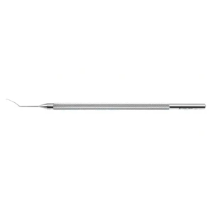 Hunkeler IOL manipulator 4 1/2 vaulted shaft 10.0mm from bend to tip 0.3mm diameter hemi-ball " 5.0 cm (2") – surgivalley (999040579)