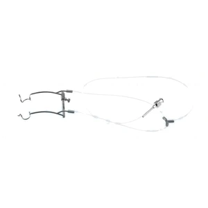 Ikuno-Hata aspiration lid speculum adult size," open rounded wire blades," nasal approach," self-l – surgivalley (010040127)