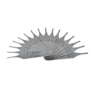 Internal mico incision gauge set 16 blades," measure from 1.00mm to 2.50mm'"'0.10mm increments Set – surgivalley (090040001)