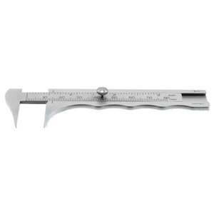 Jameson Messschieber 3 3/4" abgewinkelte Spitzen, misst 0-80mm in 1mm-Schritten