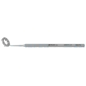 John ALK marker 4 1/8 8 radial blades 4 longer marks at 3," 6," 9," and 12 o'clock positions flat 20.0 cm (8.0) – surgivalley (999040495)