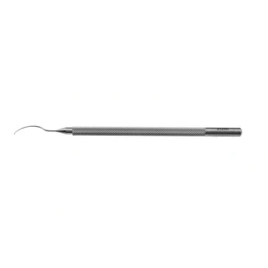 John DXEK/DSAEK descemet's stripper 4 1/4 strongly vaulted shaft 15.0mm from bend to tip round 10.0 cm (4") – surgivalley (999060105)